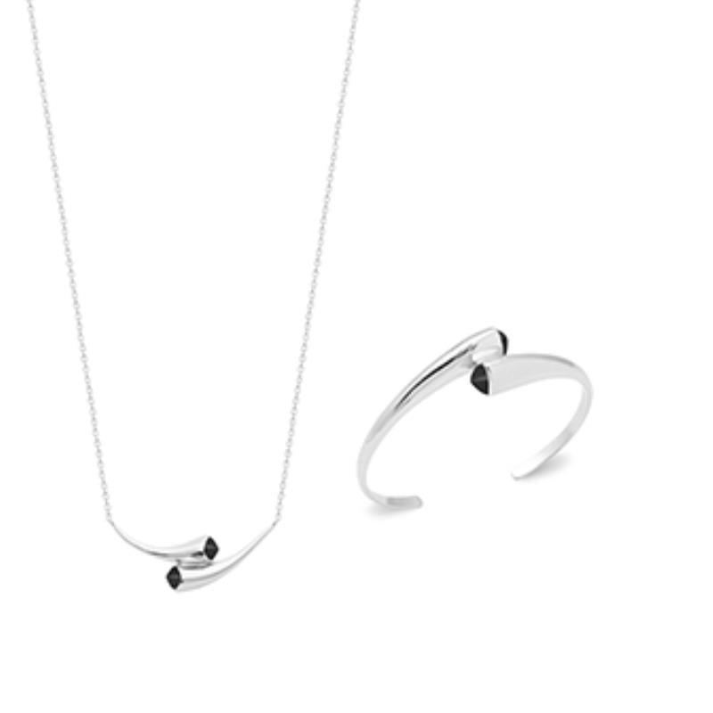 Coque de Nacre Collier argent 873395