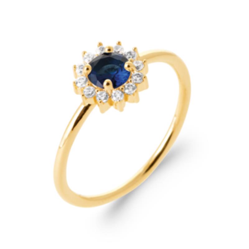 Coque de Nacre Bague solitaire plaqué or 2972240