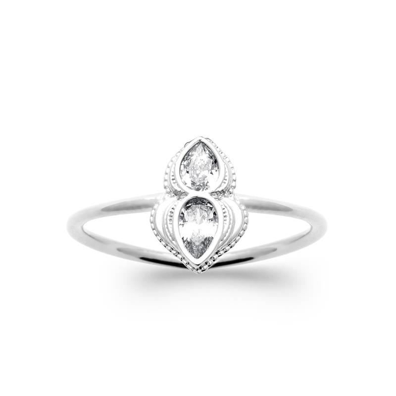 Coque de Nacre Bague argent 10020910