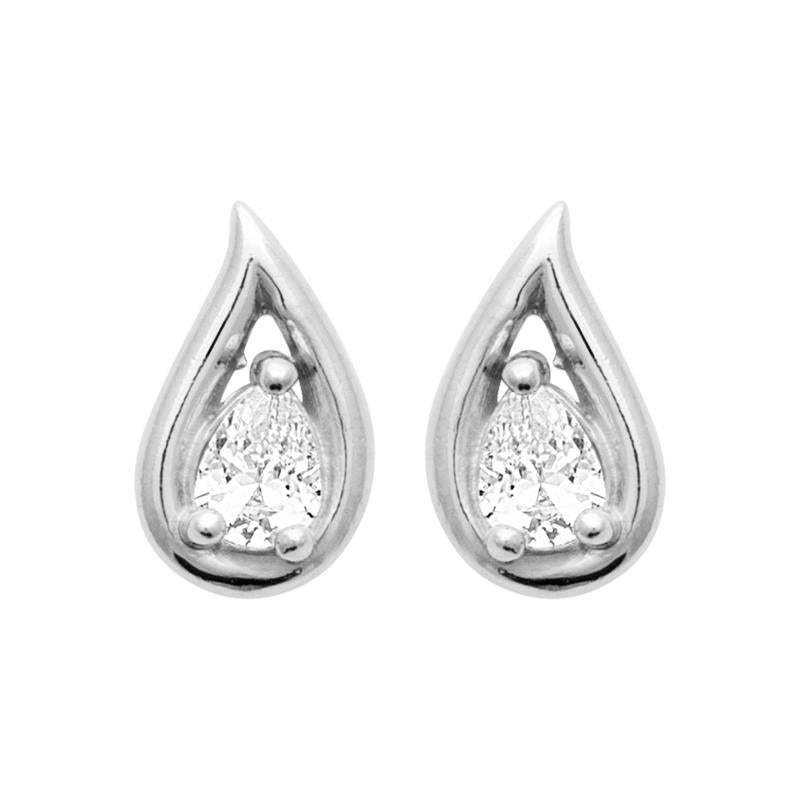 Coque de Nacre Puces d'oreilles argent 13083710