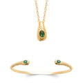 Coque de Nacre Collier plaqué or 974180
