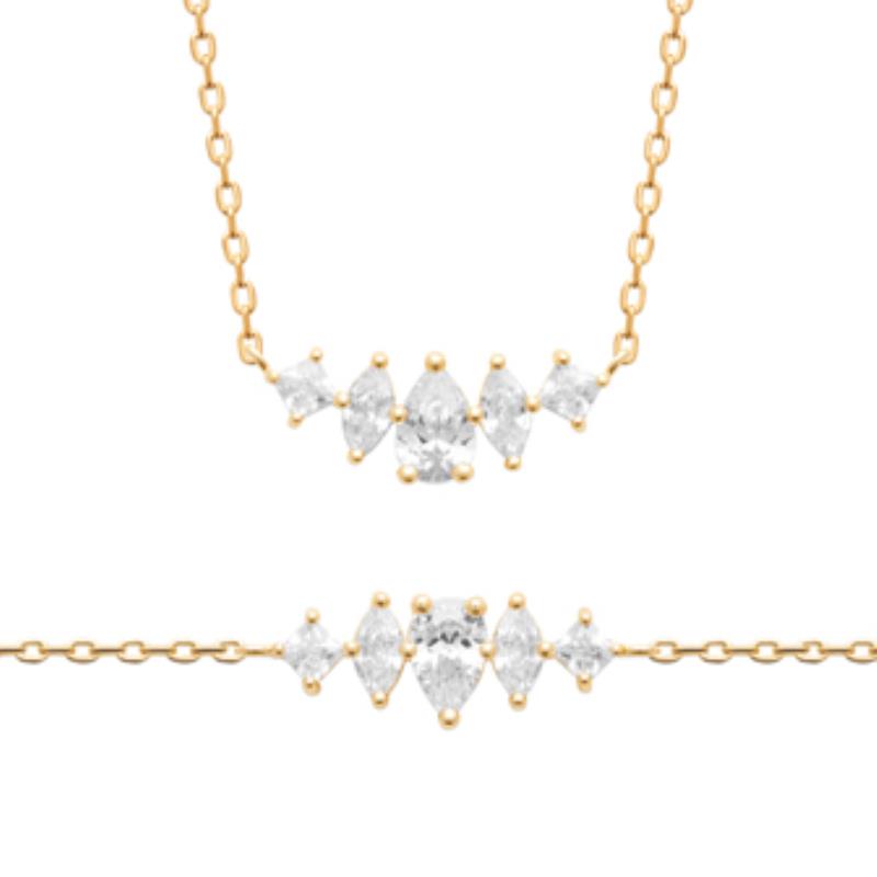 Coque de Nacre Collier plaqué or 973949