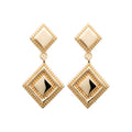 Coque de Nacre Boucles d'oreilles pendantes plaqué or 23024300