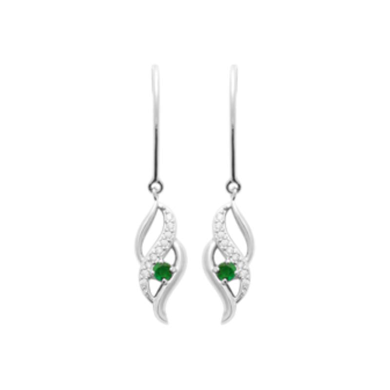 Coque de Nacre Puces d'oreilles argent 13055550