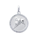 Coque de Nacre Pendentif zodiaque argent 14821103