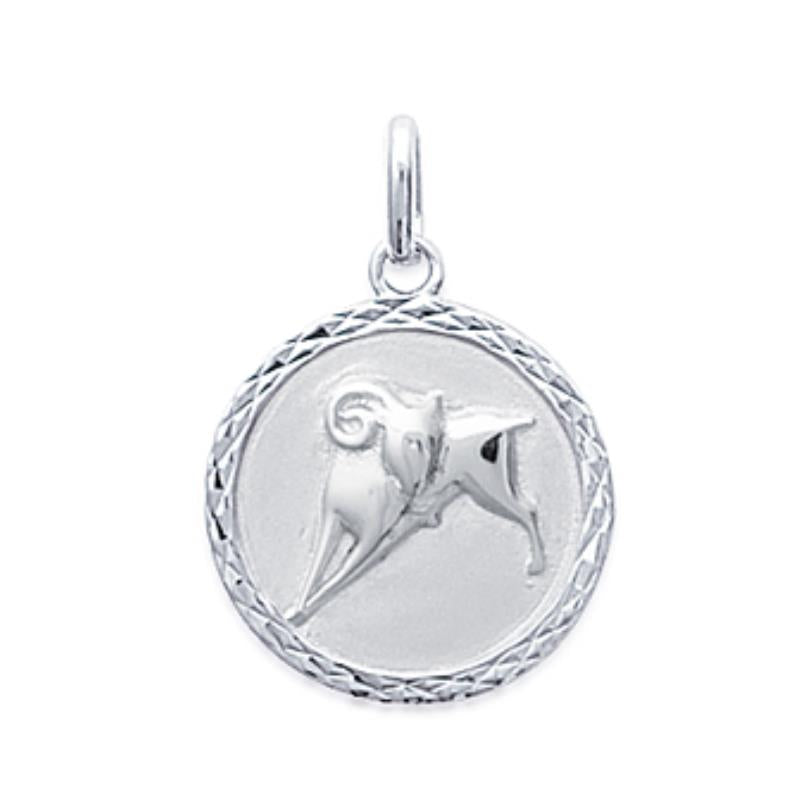 Coque de Nacre Pendentif zodiaque argent 14821103