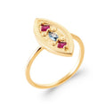 Coque de Nacre Bague plaqué or 20003905