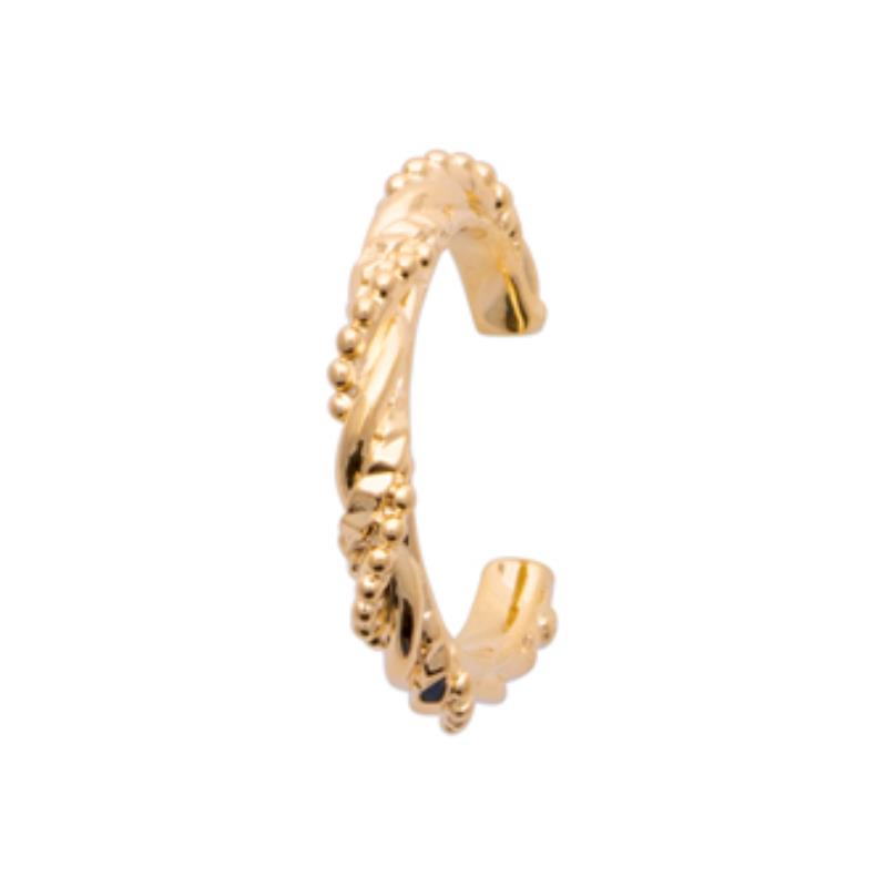 Coque de Nacre Bague d'oreille plaqué or 2595300