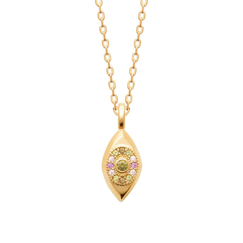 Coque de Nacre Collier plaqué or 974388