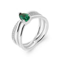Coque de Nacre Bague argent 1973350