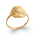 Coque de Nacre Bague plaqué or 2276710