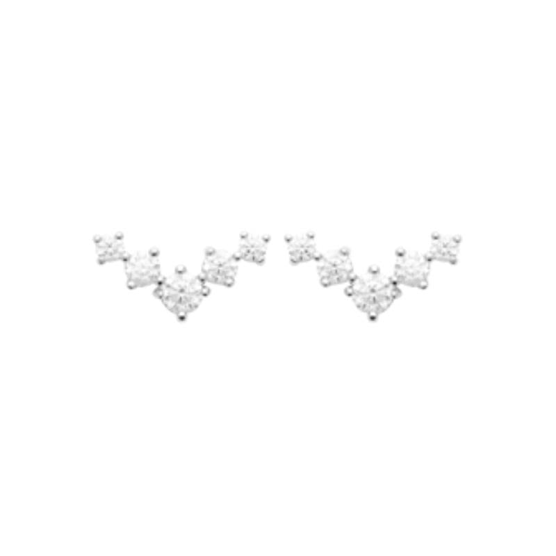 Coque de Nacre Puces d'oreilles argent 13055410
