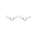 Coque de Nacre Puces d'oreilles argent 13055410
