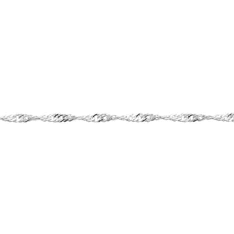 Coque de Nacre Chaîne maille singapour argent 186006