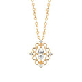 Coque de Nacre Collier plaqué or 974455