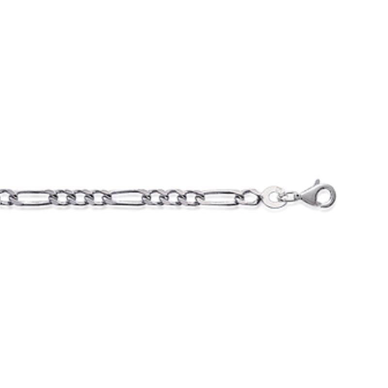 Coque de Nacre Chaîne maille figaro argent 733080