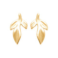 Coque de Nacre Puces d'oreilles plaqué or 23058600
