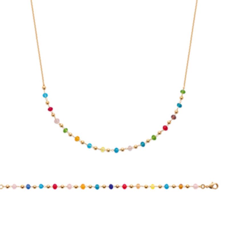 Coque de Nacre Collier plaqué or 973621