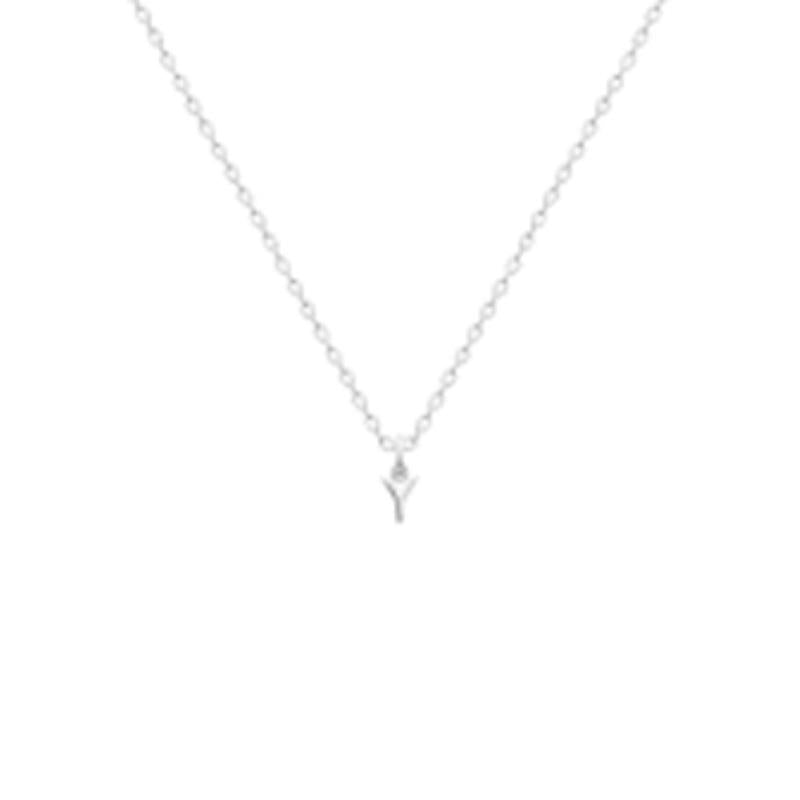 Coque de Nacre Pendentif initiale argent 7775625