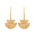 Coque de Nacre Boucles d'oreilles pendantes plaqué or 2555300