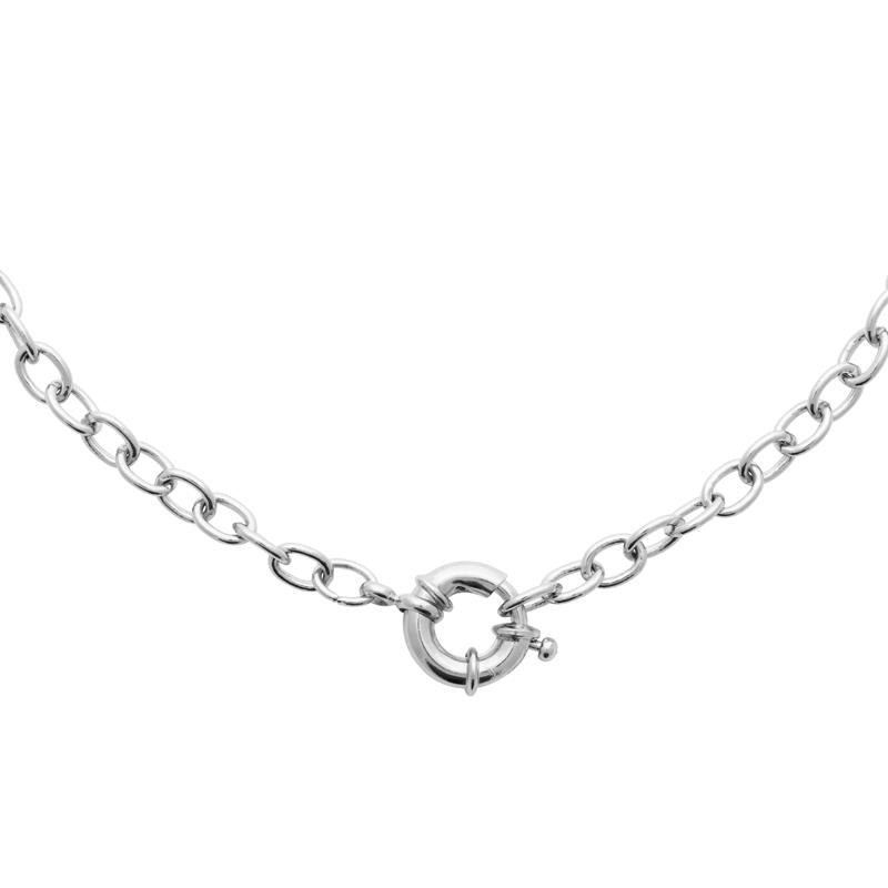 Coque de Nacre Collier plaqué argent 492007