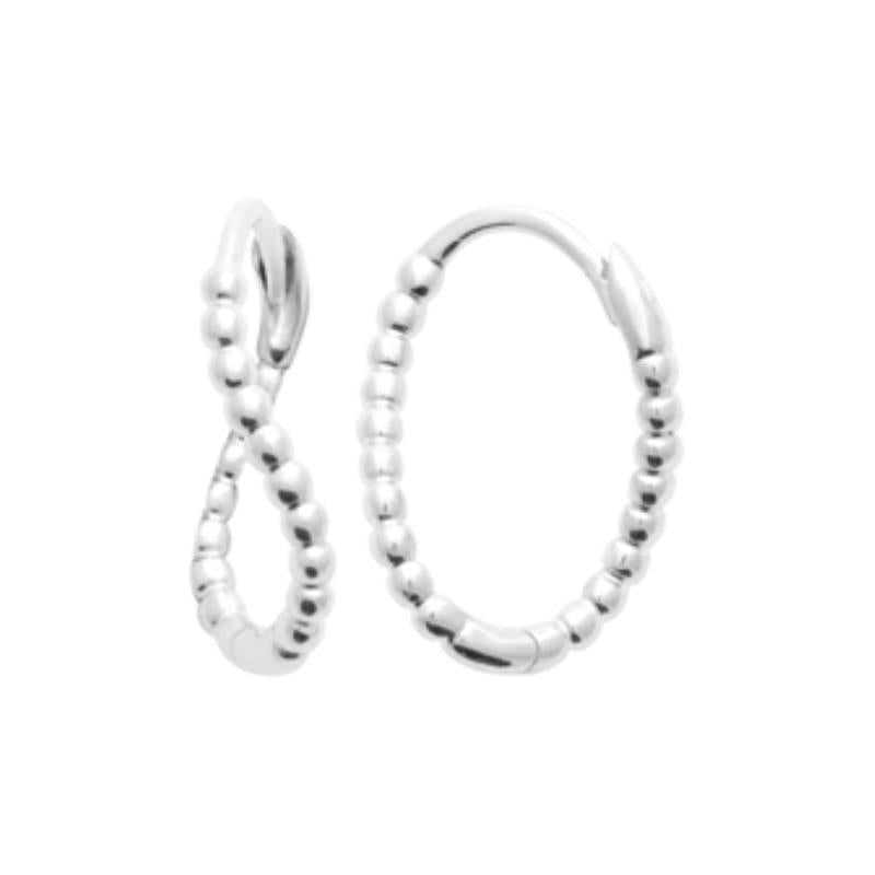 Coque de Nacre Créoles argent 7672800