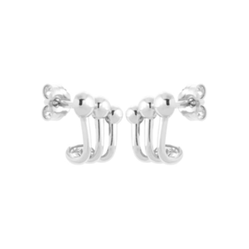Coque de Nacre Boucles d'oreilles argent 73059300