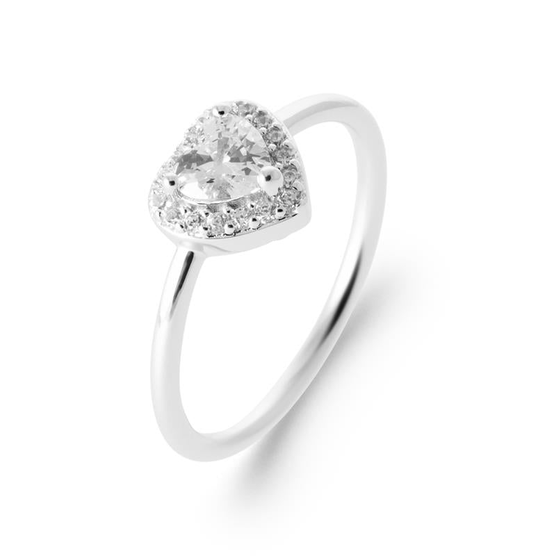 Coque de Nacre Bague solitaire argent 1972910
