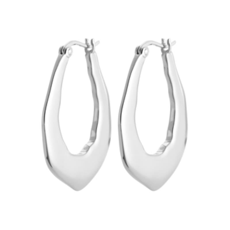 Coque de Nacre Créoles argent 7652800