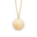 Coque de Nacre Collier plaqué or 974299