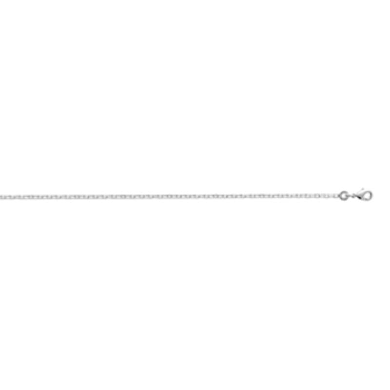 Coque de Nacre Chaîne maille forçat argent 725060
