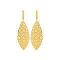Coque de Nacre Boucles d'oreilles pendantes acier doré 3131609