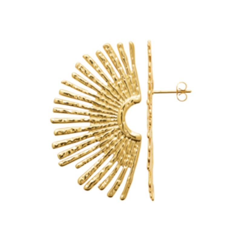 Izee Boucles d'oreilles acier doré 3115709