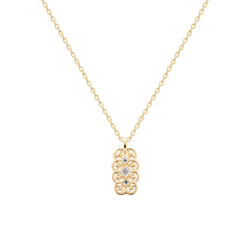 Coque de Nacre Pendentif plaqué or 2790710