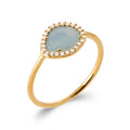 Coque de Nacre Bague plaqué or 2924560