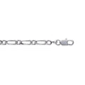 Coque de Nacre Chaîne maille figaro argent 731100