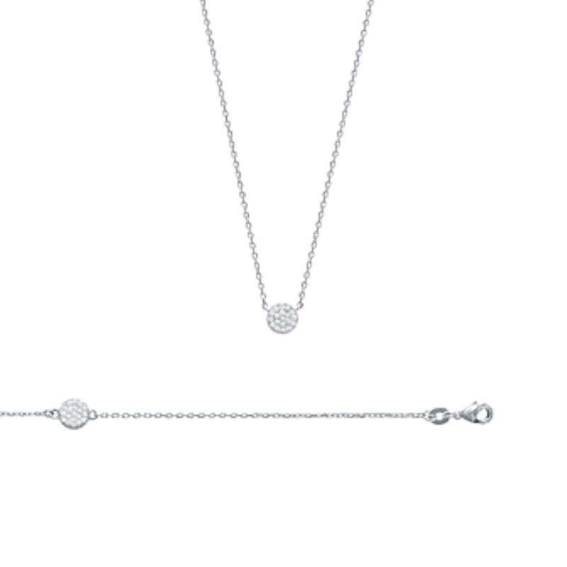 Coque de Nacre Chaîne argent 871452