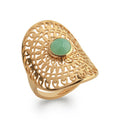 Coque de Nacre Bague plaqué or 2272850