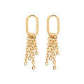 Coque de Nacre Boucles d'oreilles pendantes plaqué or 23047100