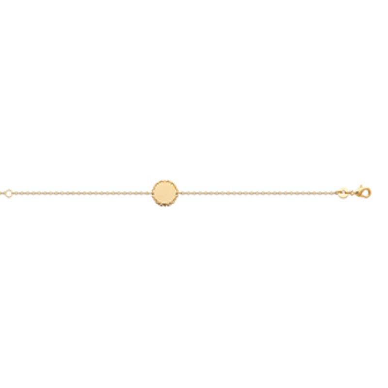 Coque de Nacre Bracelet plaqué or 921723