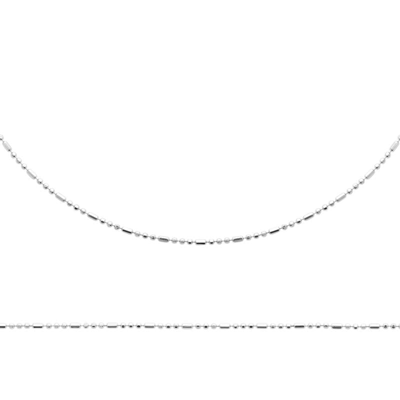 Coque de Nacre Collier argent 722209