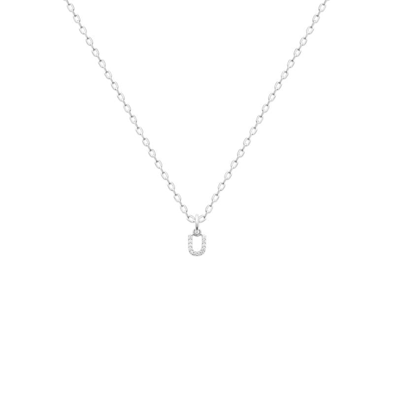Coque de Nacre Pendentif initiale argent 1776721