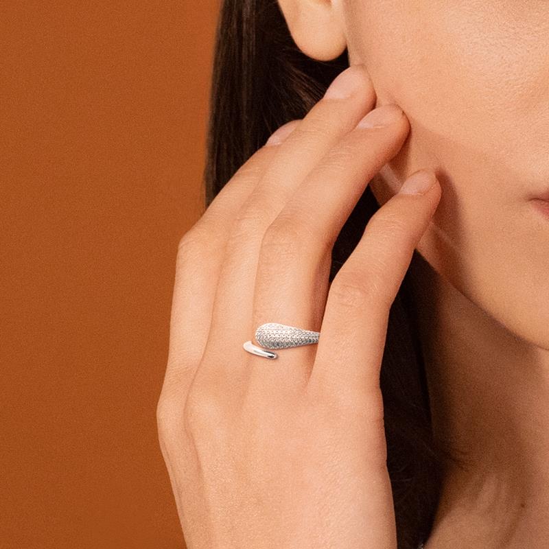Coque de Nacre Bague argent 1992410