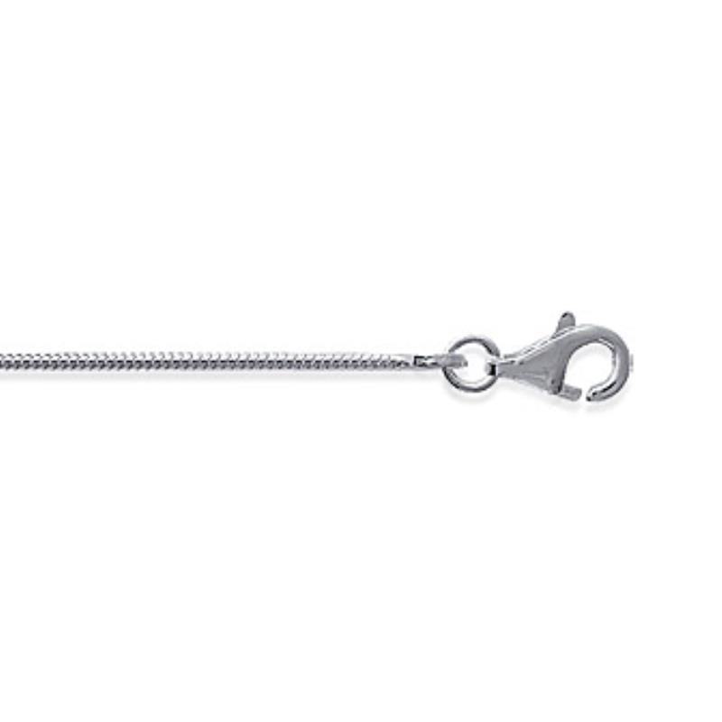 Coque de Nacre Chaîne maille serpent argent 145100