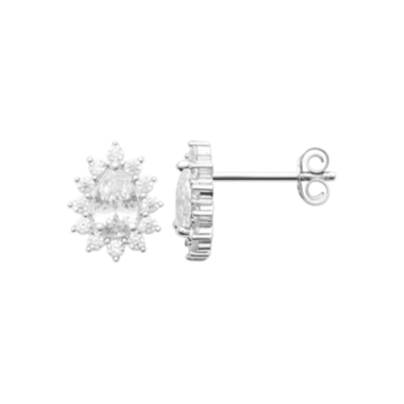 Coque de Nacre Puces d'oreilles argent 13056010