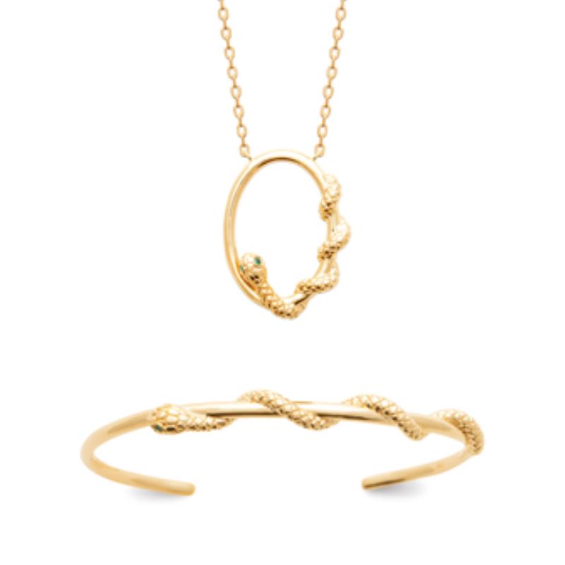Coque de Nacre Collier plaqué or 974061