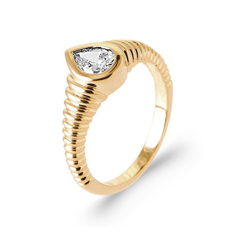 Coque de Nacre Bague plaqué or 20023510