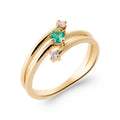 Coque de Nacre Bague plaqué or 2946950