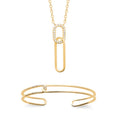 Coque de Nacre Collier plaqué or 973320