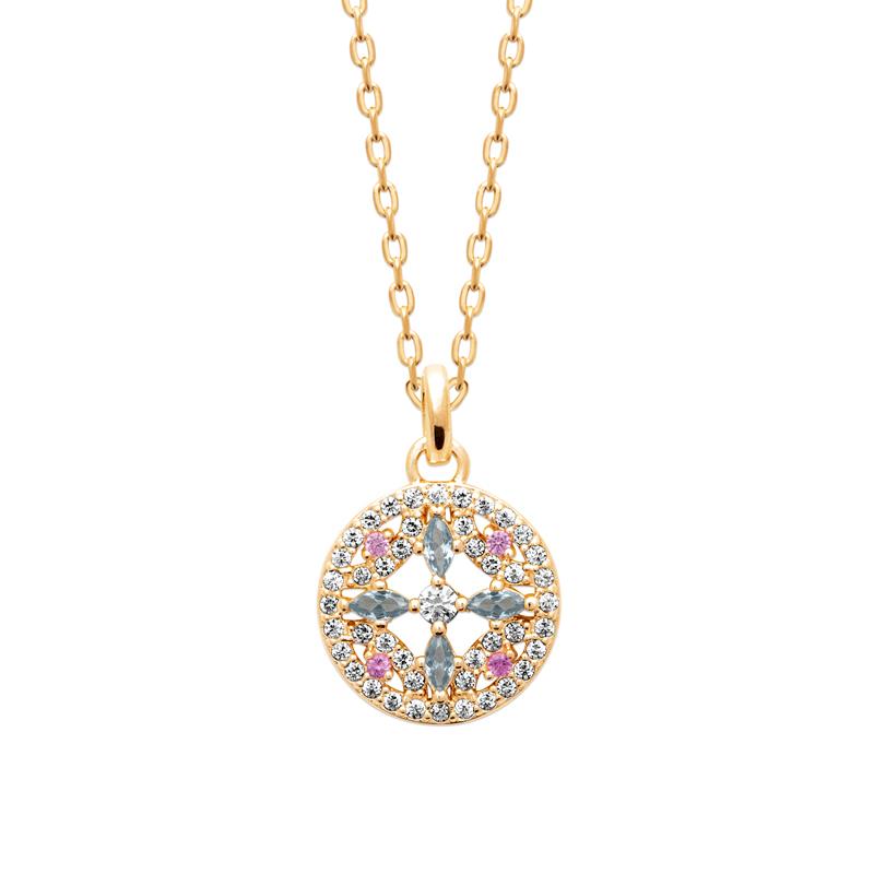 Coque de Nacre Collier plaqué or 974453